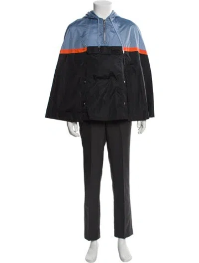 Pre-owned Givenchy Colorblock Pattern Parka W/ Tags In Black