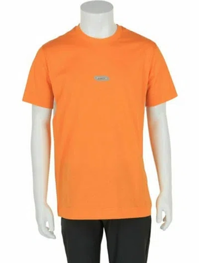 Pre-owned Givenchy Colorblock Pattern T-shirt W/ Tags In Orange