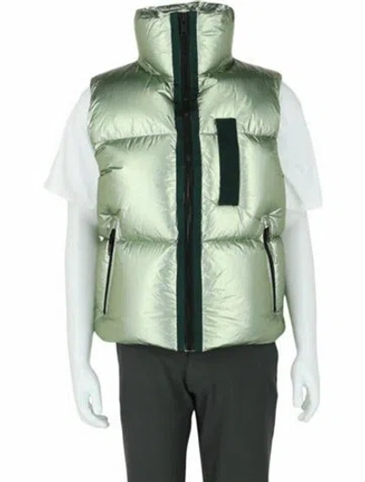 Pre-owned Givenchy Colorblock Pattern Vest W/ Tags In Green
