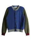 Givenchy Colour-block Wool Cardigan In Multi