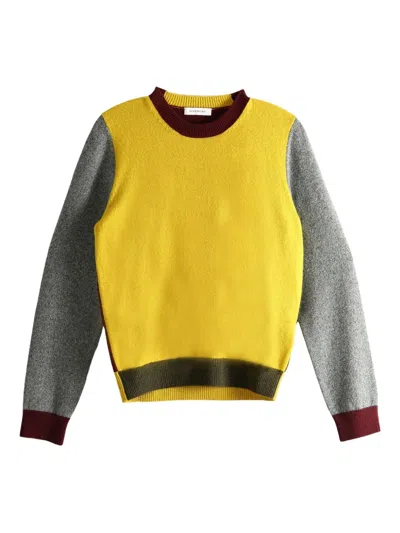 GIVENCHY COLOUR-BLOCK WOOL SWEATER