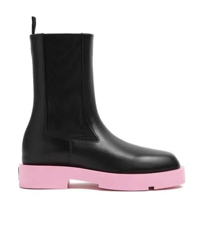 GIVENCHY GIVENCHY SLIP-ON SQUARED ANKLE BOOTS