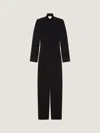 Givenchy Sliced Back All-in-one In Wool In Blue