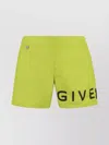 Givenchy Comfortable Swim Shorts Featuring Pockets In Green