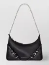 Givenchy Compact Leather Chain Crossbody In Black