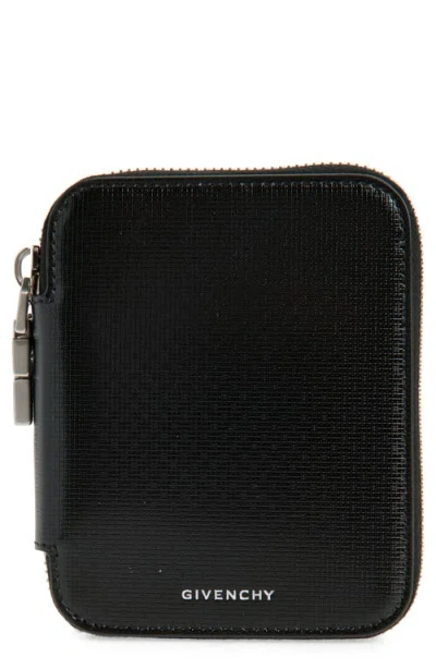 Givenchy Compact Leather Zip Wallet