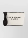 Givenchy Compact Logo Pouch Bow Detail In White