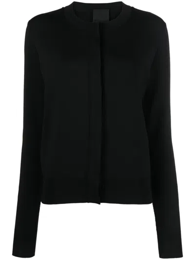 Givenchy Concealed-fastening Cardigan In Black