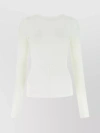 GIVENCHY CONTOURED CREW-NECK TOP WITH BACK AND SLEEVE CUT-OUTS