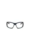 Givenchy Contrast Color Thick Frame Sunglasses In Black