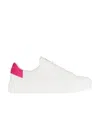 Givenchy Contrast-heel Low-top Sneakers In White