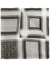 Givenchy Contrast Print Scarf In Multi