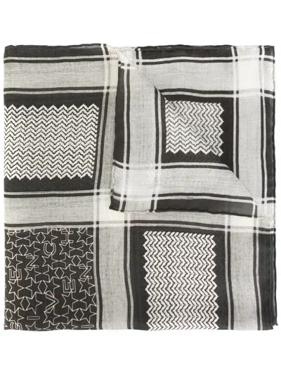 Givenchy Contrast Print Scarf In Multi