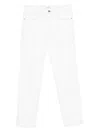 Givenchy Straight Leg Trousers Belt Loops In White
