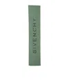 Givenchy Contrasting Logo Scarf In Green