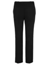 Givenchy Contrasting Trim Tuxedo Trousers In Black