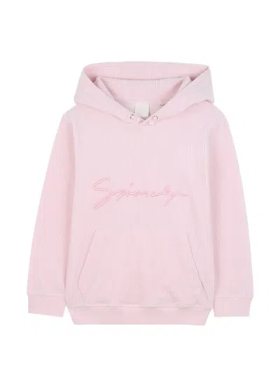 Givenchy Kids' Corduroy Hoodie In Pink
