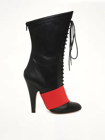 Givenchy Corset 12 Elastic Boots In Black