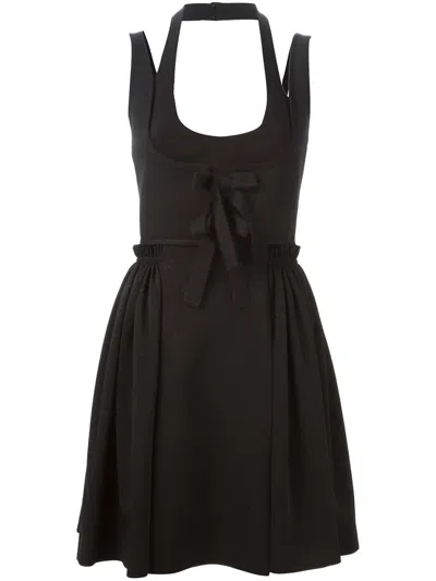 Givenchy Corseted Jersey Dress In Black