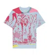 Givenchy Printed Multicolor T-shirt In Cotton