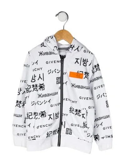 Pre-owned Givenchy Babies' Cotton All Over Print Hooded Sweatshirt In Multi