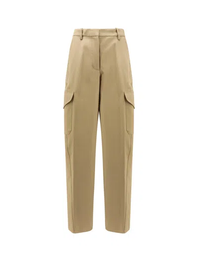 Givenchy Cotton And Wool Cargo Trousers In Neutral