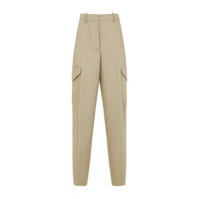 Givenchy Cotton And Wool Pants Women In Neutral