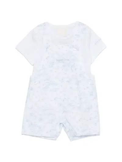Givenchy Cotton Babygrow Set In White