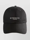 Givenchy Logo Cotton Baseball Cap In Black
