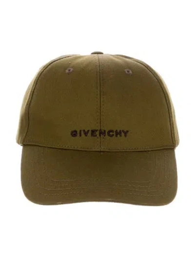 Pre-owned Givenchy Cotton Baseball Hat In Green