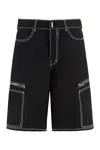 Givenchy Contrast-stitching Shorts In Black