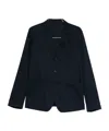 Givenchy Cotton Blazer In Black