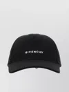 GIVENCHY COTTON BLEND BASEBALL CAP WITH EMBROIDERED LOGO