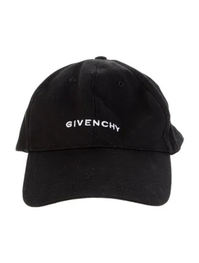 Pre-owned Givenchy Cotton Blend Baseball Hat In Black