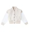 Givenchy Collegejacke Aus Einem Baumwollgemisch In Weiss