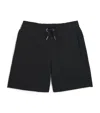 Givenchy Cotton-blend Embroidered Sweat Shorts In Blue