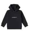 Givenchy Cotton-blend Jersey Hoodie In Black