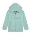 Givenchy Cotton-blend Logo Hoodie In Green