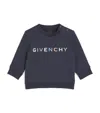 Givenchy Cotton-blend Multi-tone Logo Sweatshirt In Black