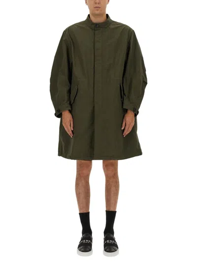 Givenchy Cotton Blend Parka In Brown