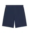 Givenchy Elastic-waistband Panelled Shorts In Blue