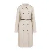 Givenchy Double-breasted Trench Coat In Beige