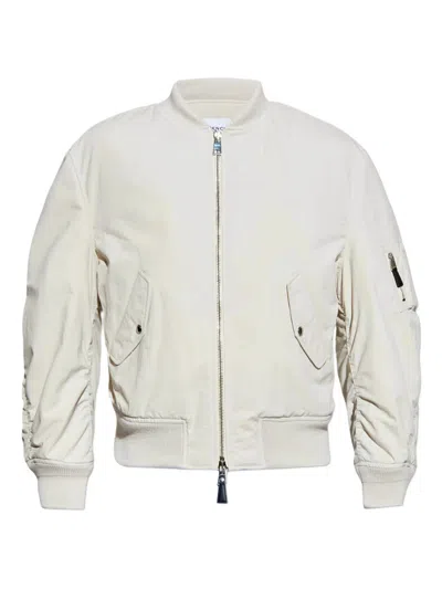 Givenchy Cotton Bomber Jacket In Neutral