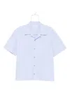 Givenchy Paris Shirt Hawaiian Collar In Blue