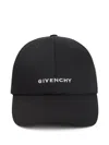 Givenchy Cotton Cap With  Embroidery In Black