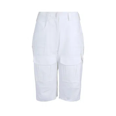 Pre-owned Givenchy Cotton Cargo Shorts 'white' | Women's Size 34