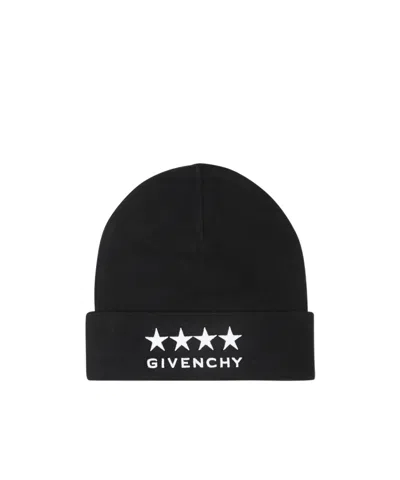 Givenchy Cotton-cashmere Beanie In Black