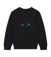 Givenchy Slim Fit Sweatshirt In Fleece With Cat Eye Embroidery