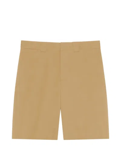 Givenchy Cotton Chino Shorts In Neutral