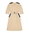 Givenchy Cotton Cocoon Midi Dress In Neutral